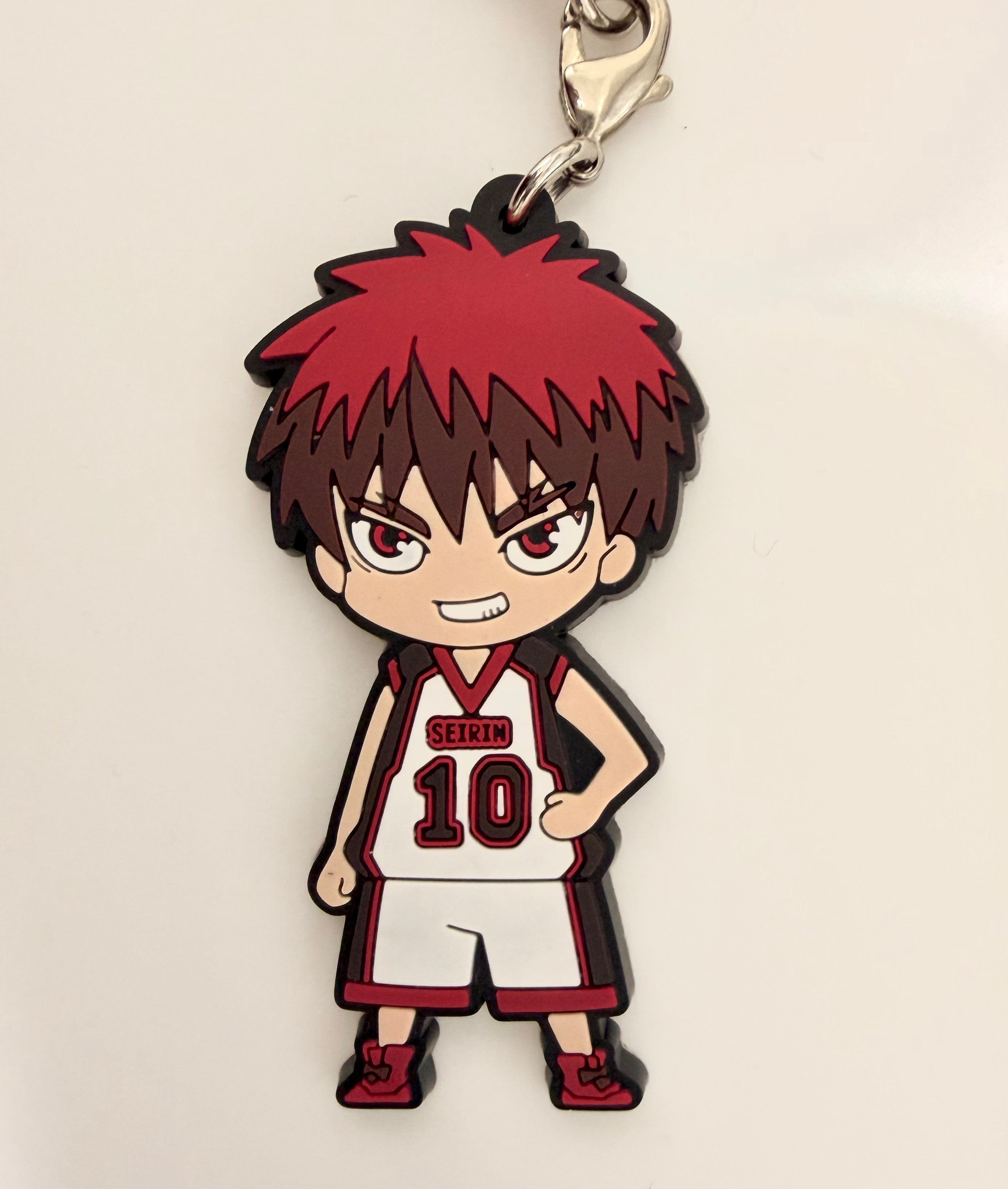 Kuroko No Basket Taiga Kagami Official Rubber Keychain