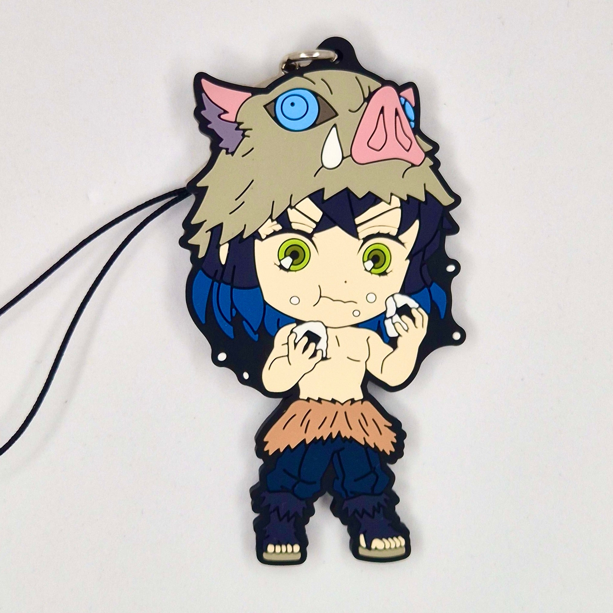 Demon Slayer Official Inosuke Rubber Keychain