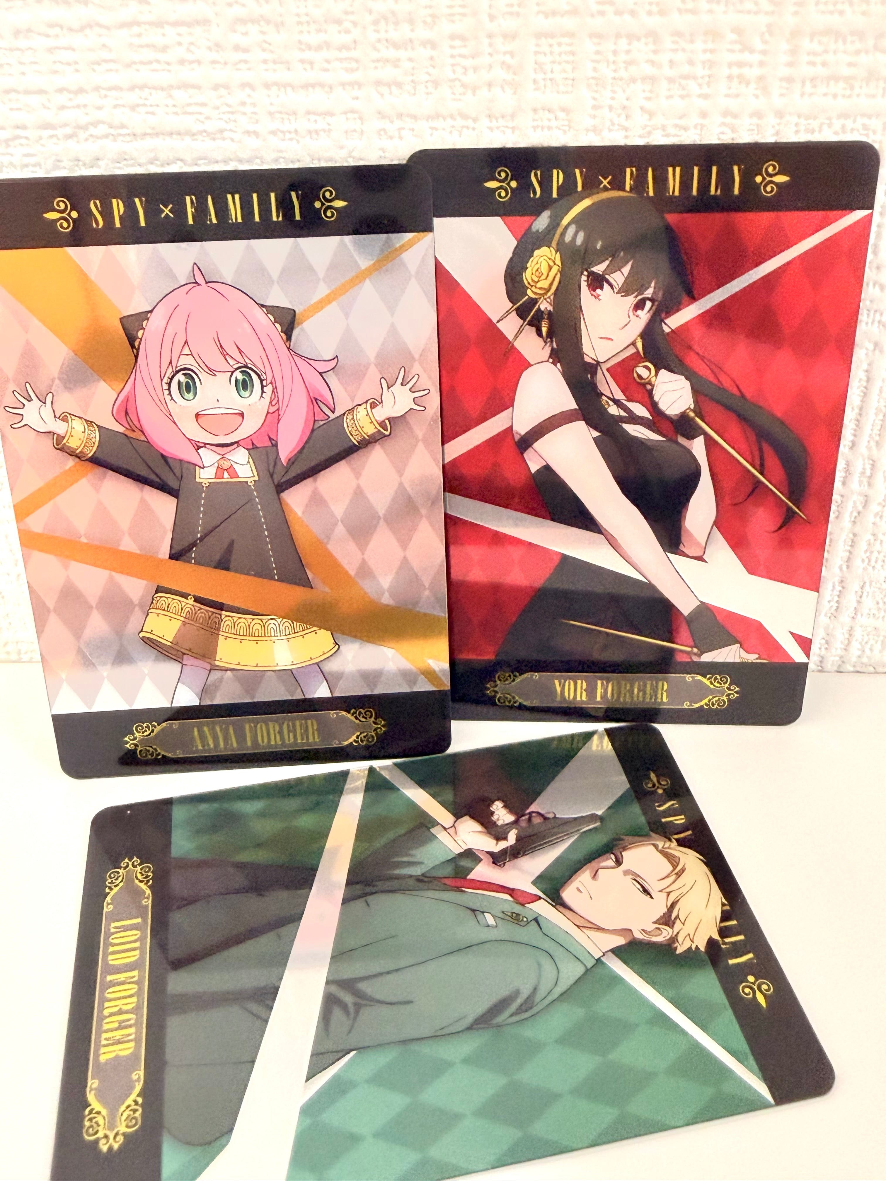 Spy x Family Loid Anya Yor Set of 3 Official Collector Card 263173