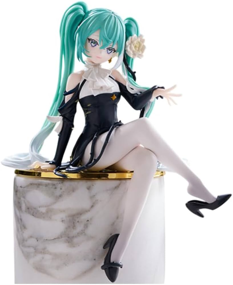 HATSUNE MIKU - FuRyu Noodle Stopper Figure - Flower Fairy White Rose Ver.