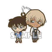 Conan Case Closed "Lots of Conan & Amuro" Conan and Amuro Rubber Keychain