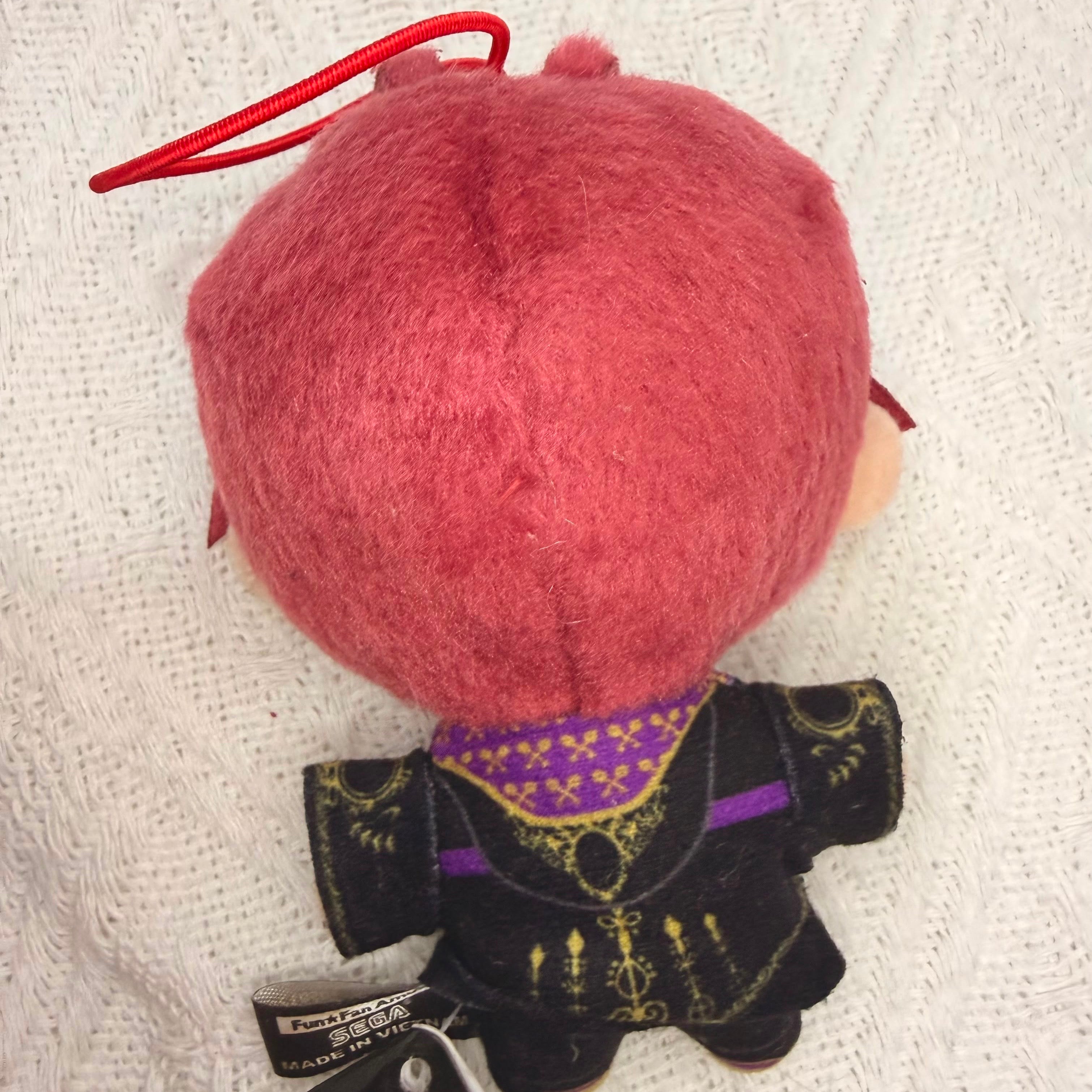 Twisted Wonderland Riddle Rosehearts plush keychain by SEGA