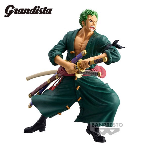 One Piece Zoro Rononoa Grandista Figure by Bandai