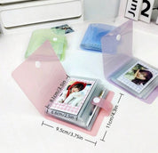 Aesthetic Pastel Photocard Album fits 60 cards