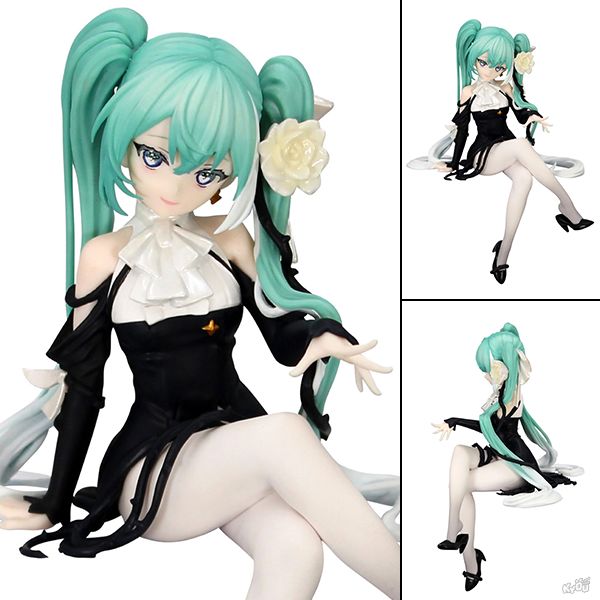 HATSUNE MIKU - FuRyu Noodle Stopper Figure - Flower Fairy White Rose Ver.