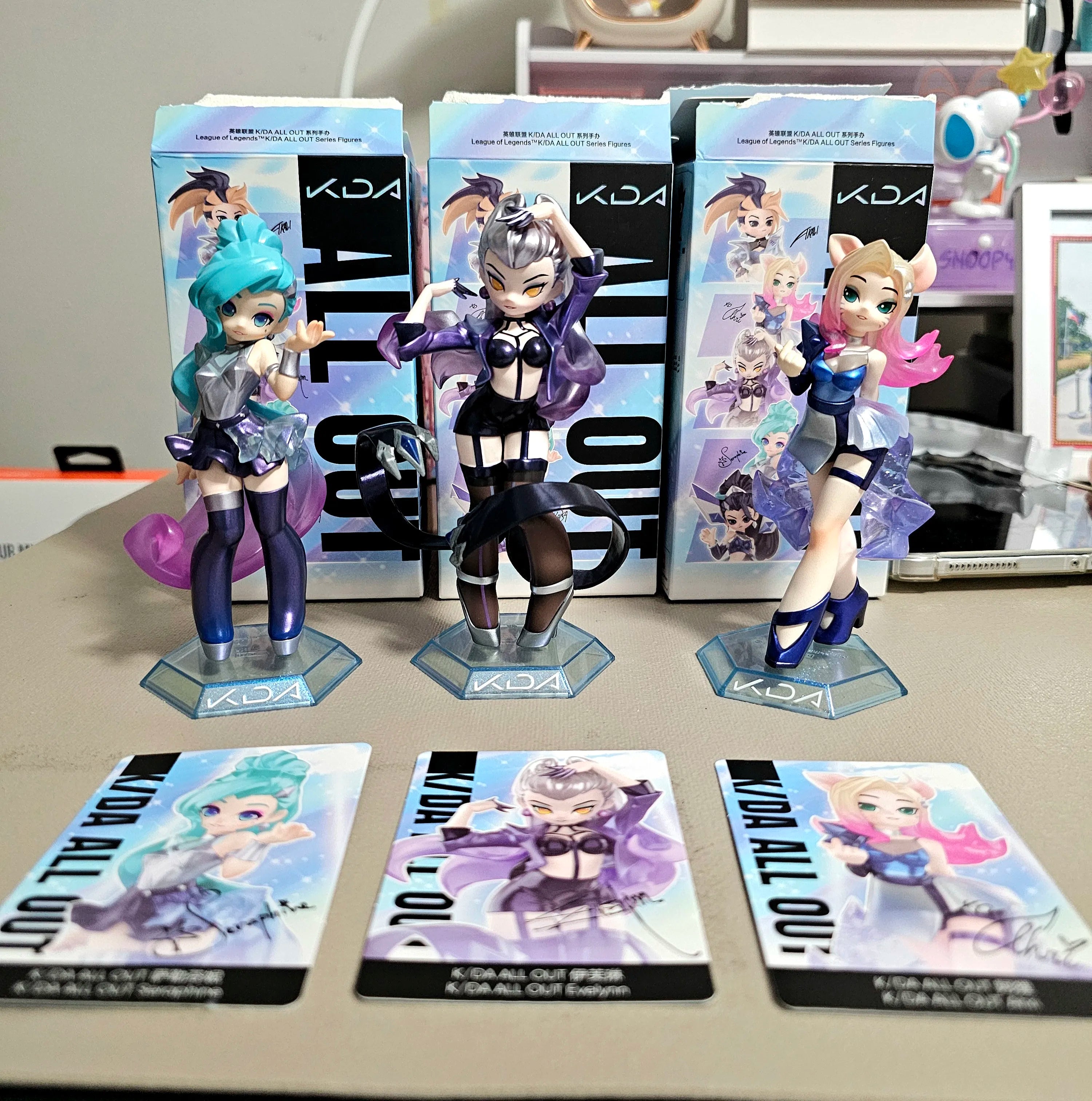 League of Legends K/DA ALL OUT Series Figures by Pop Mart
