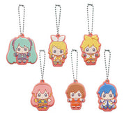 Hatsune Miku Vocaloid Diner Rubber Keychain Colorful Stage