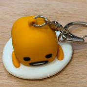 Sanrio Gudetama mini figurine keychain