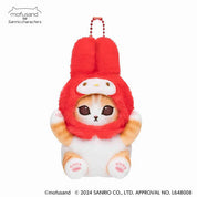 Sanrio x Mofusand Plush keychains Hello Kitty Kuromi My Melody Pompompurin Hangyodon Cinnamoroll