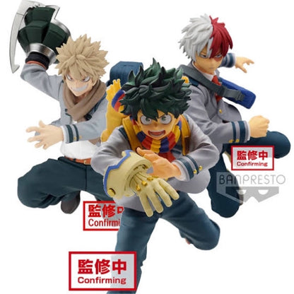 My Hero Academia: Bravegraph Set of 3 Midoriya Bakugo Shoto Original Figures