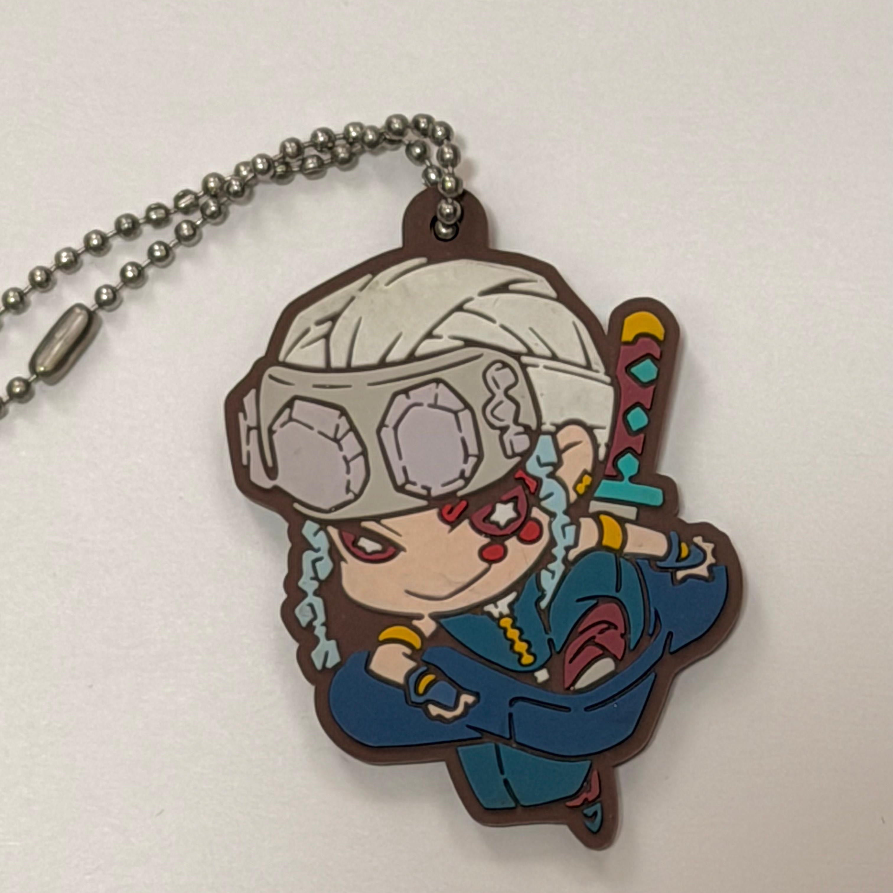 Demon Slayer Uzui Tengen rubber keychain