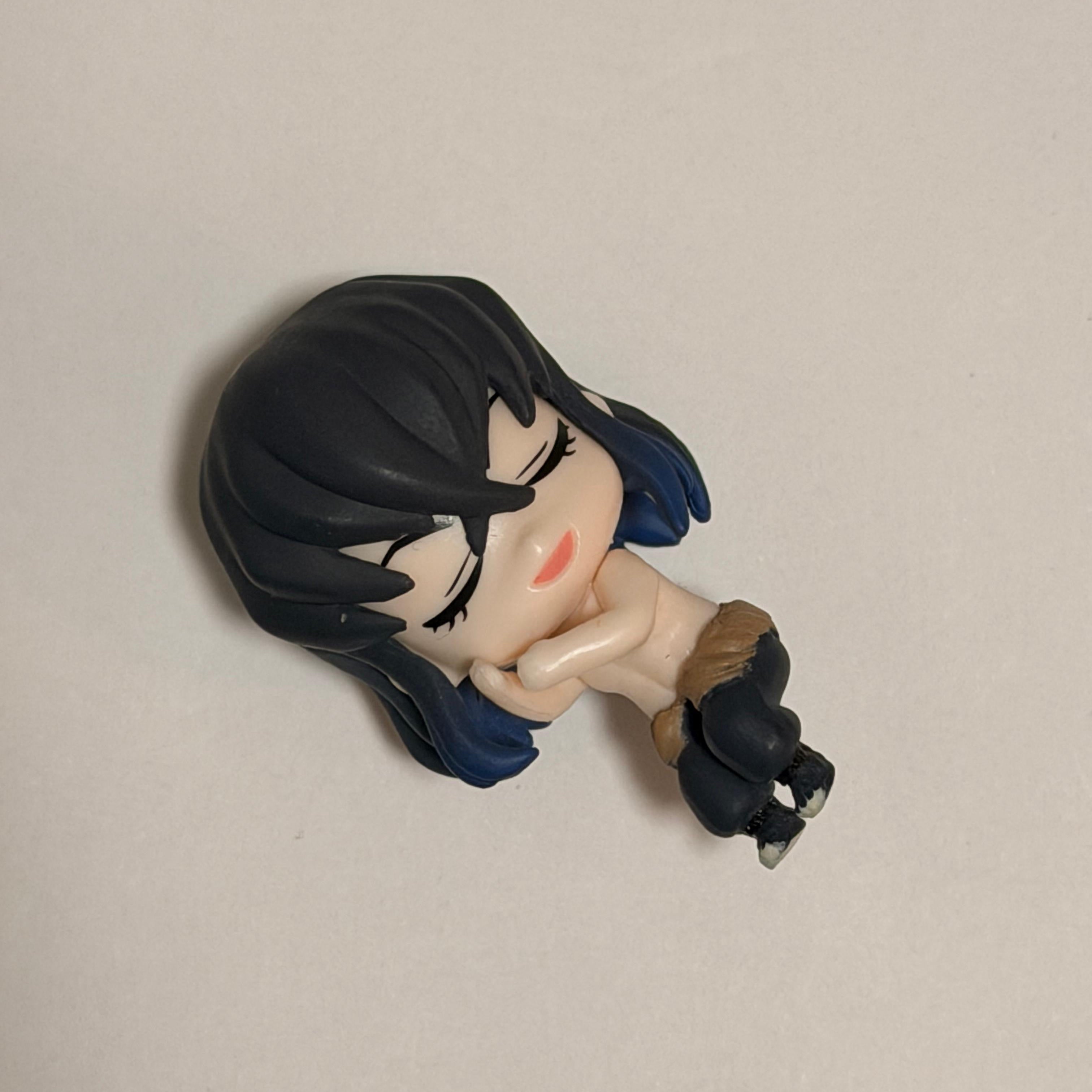 Demon Slayer Inosuke sleeping mini figurine cable accessory