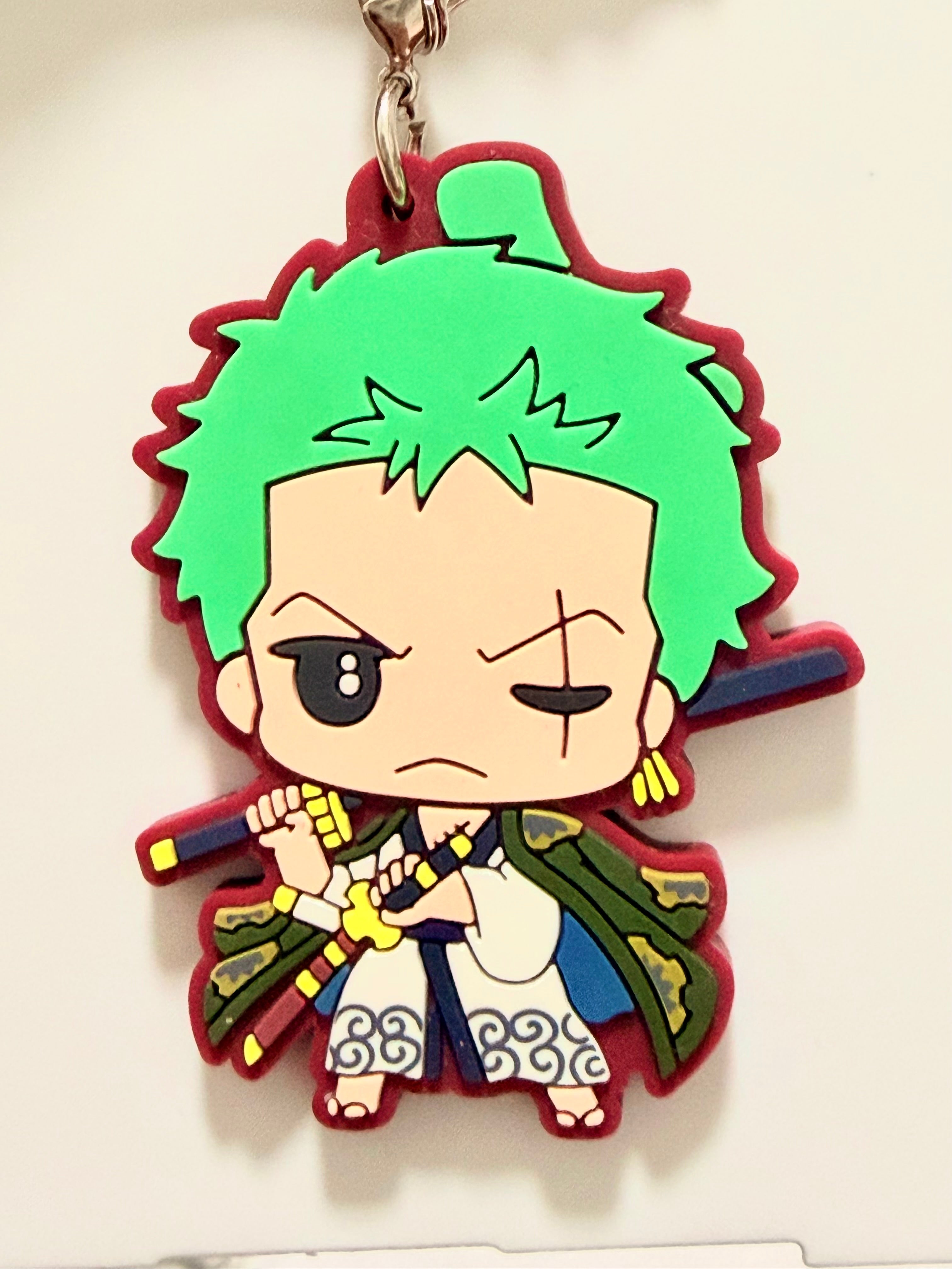 One Piece Zoro Official Rubber Keychain
