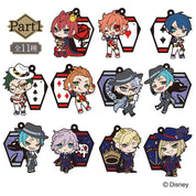 Twisted Wonderland Character Rubber Keychain Mascot Gashapon