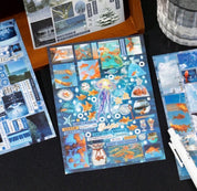 Aesthetic Y2K Rain Days and Jellyfish Shortcake Sticker books 30 pages/book Collage Scrapbook Journaling