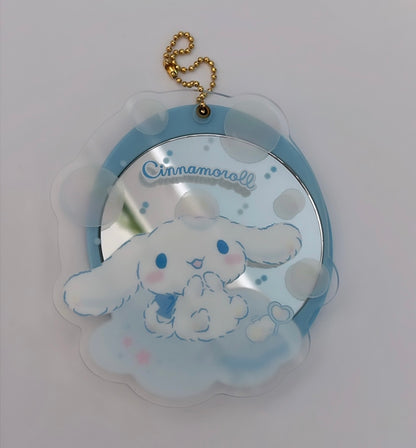 Official Sanrio Kuromi and Cinnamoroll Keychain Mirrors