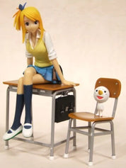 Fairy Tail - Lucy Hearfilia - Sunday x Magazine 50th Anniversary Collaboration Figure Set: St. Sunmaga Academy 3rd Period Lucy Heartfilia RARE