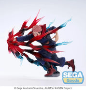 Jujutsu Kiasen Yuji Itadori Black Flash Luminasta Figure by SEGA