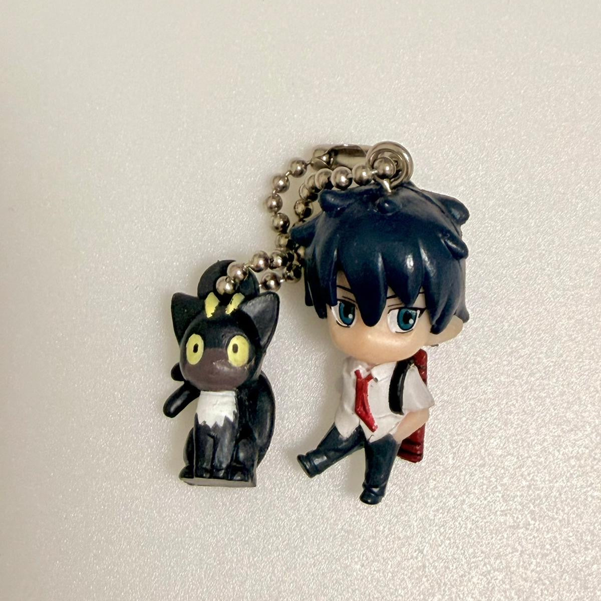 Blue Exorcist Rin Okumura mini figurine keychain by Bandai