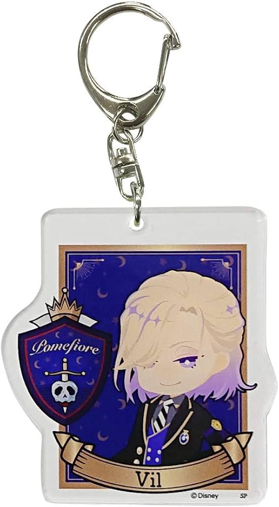Twisted Wonderland Disney Vil Acrylic Keychain Gashapon 3