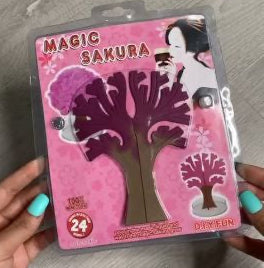 Magic Sakura Paper Craft Growing Tree DIY