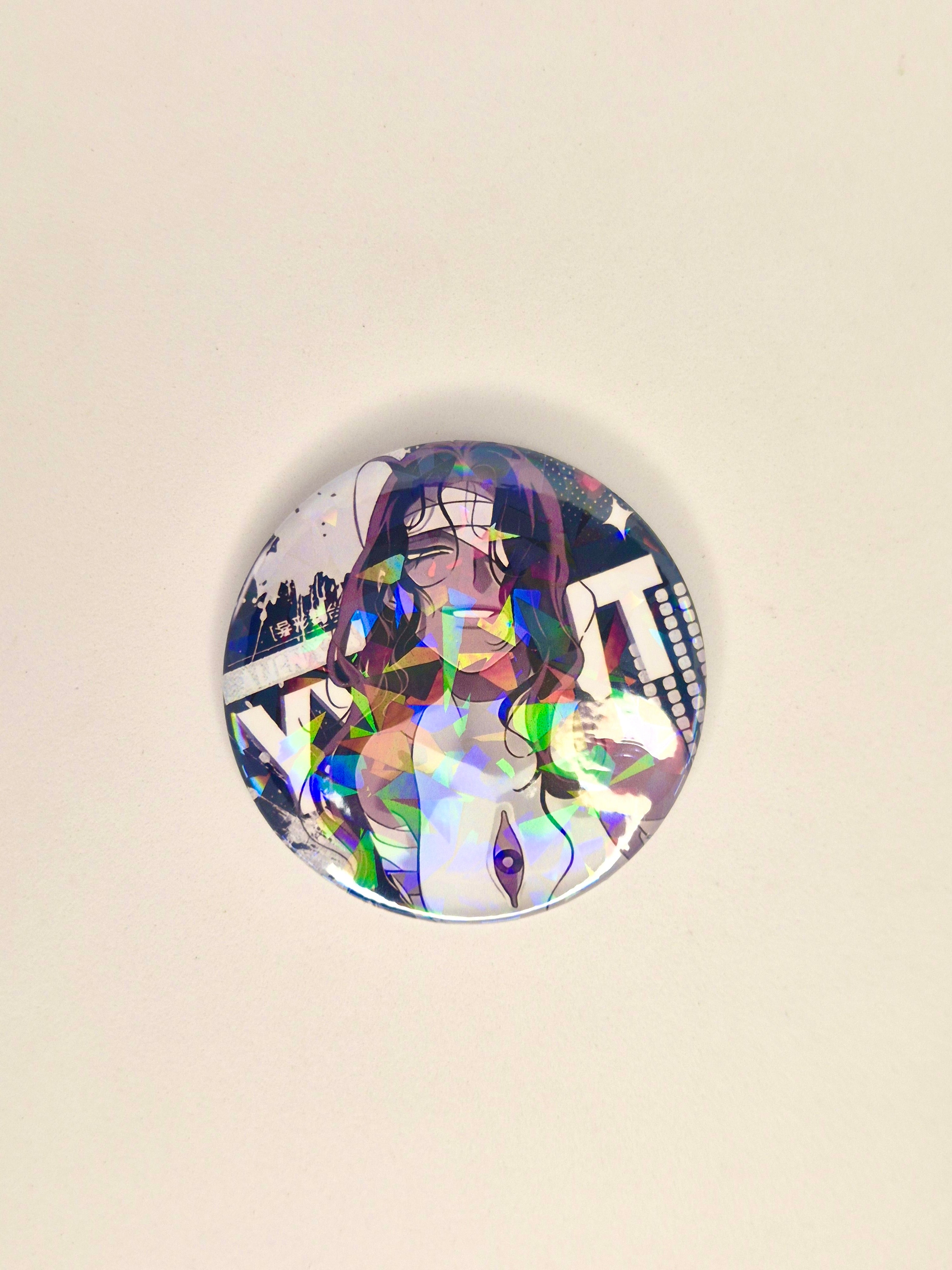 Alien Stage x March Monster Fanmade Hyuna Holographic Pin