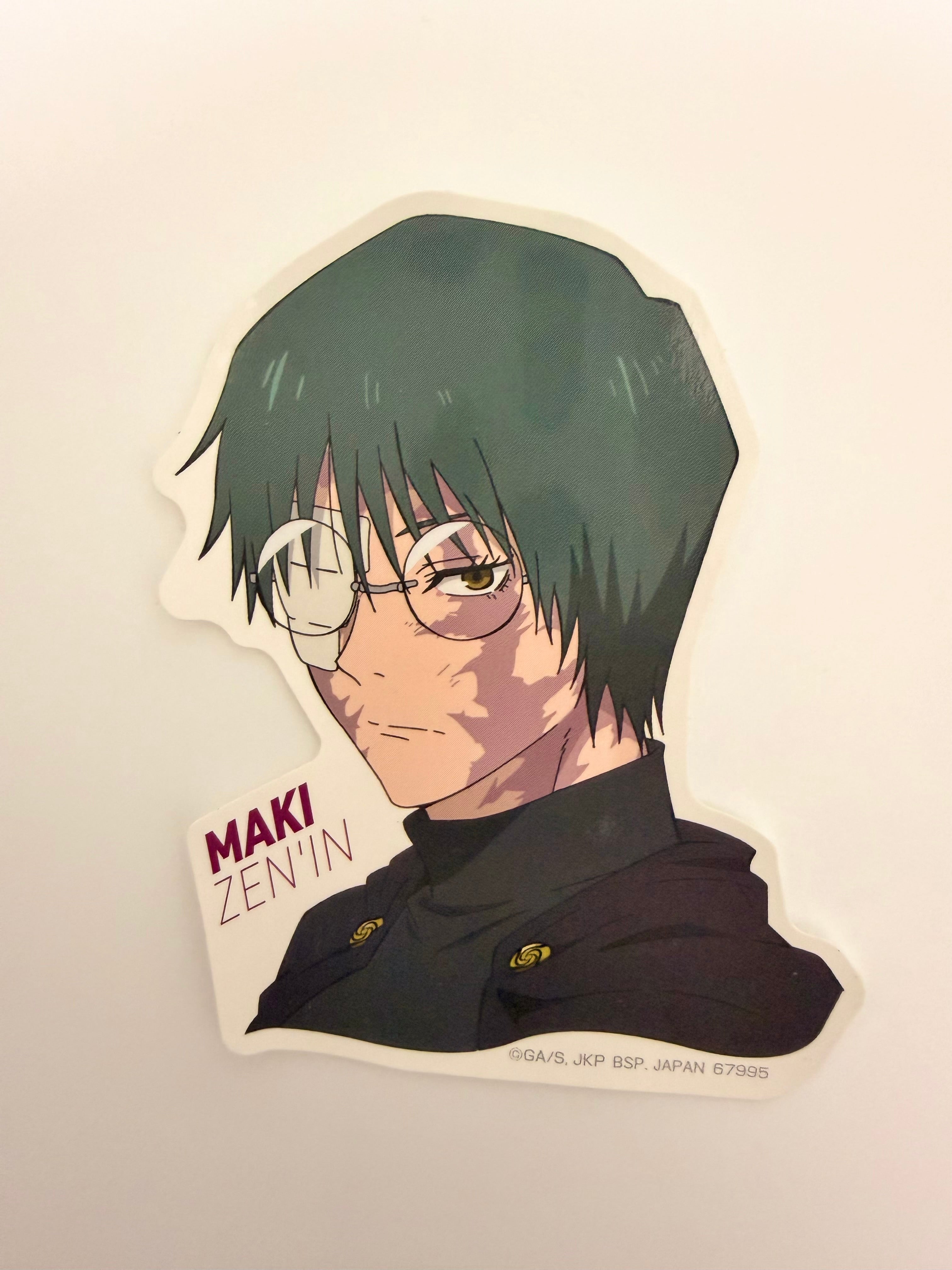 Jujutsu Kaisen Maki Official Collector Sticker  265109