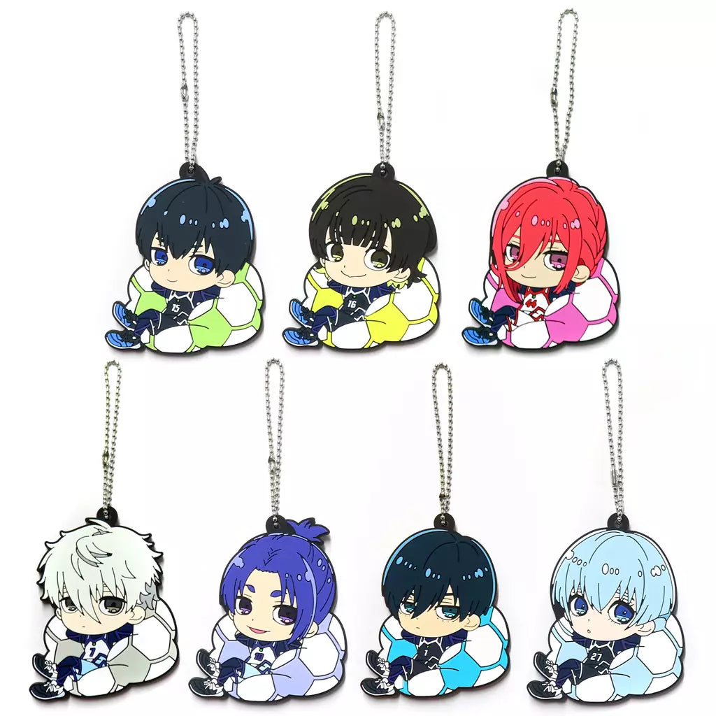 Blue Lock Chirukotto Rubber Character Keychain