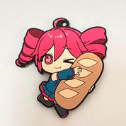 Kasane Teto rubber keychain by Fukuya