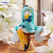 OPEN BOX Vocaloid Hatsune Miku Flower Fairy Lily Noodle Stopper Figure by Furyu