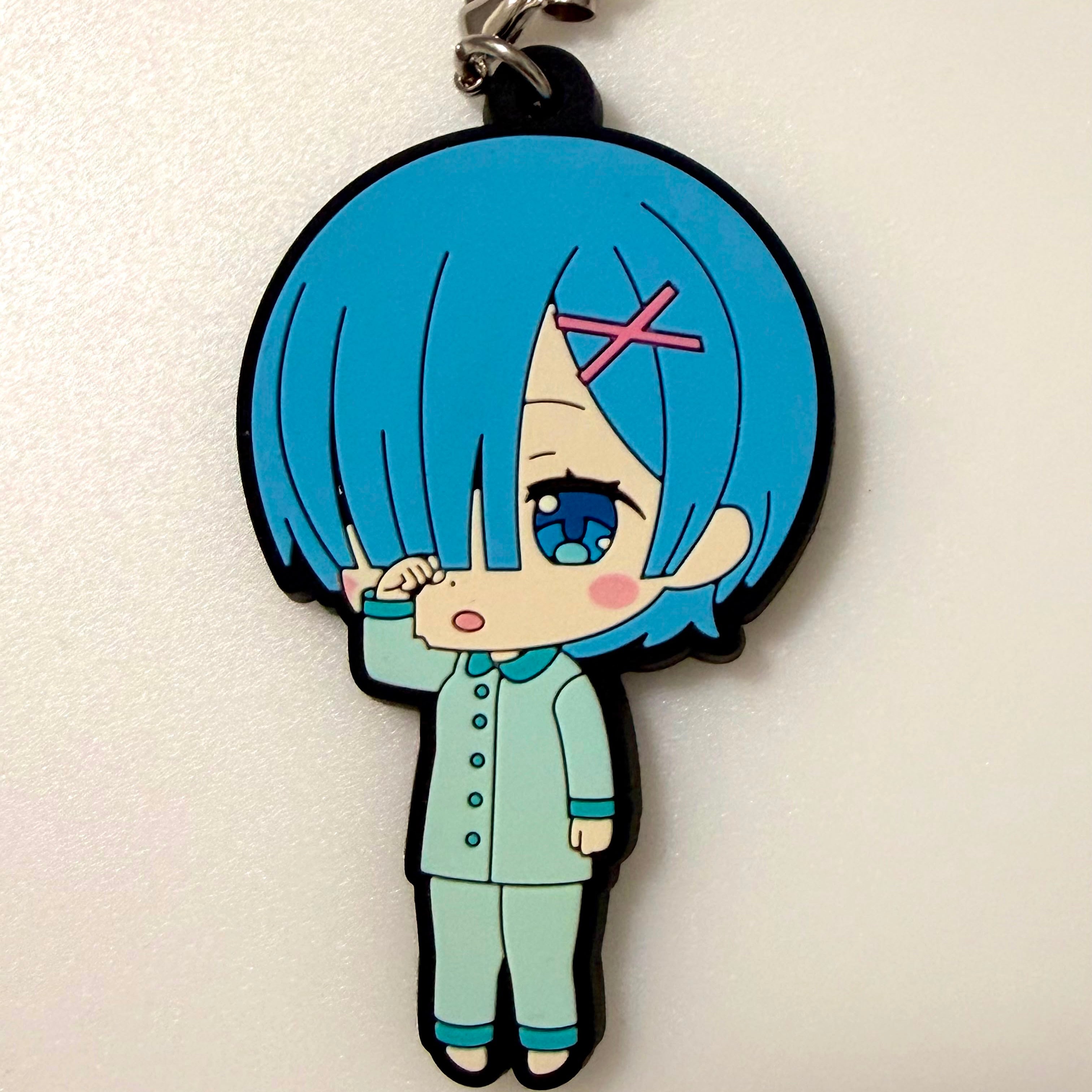 Re:Zero - Starting Life in Another World Rem strap rubber keychain 2 by Bushiroad