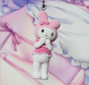 Sanrio Puriland Flocked Mascot Keychain Japan Exclusive 2026