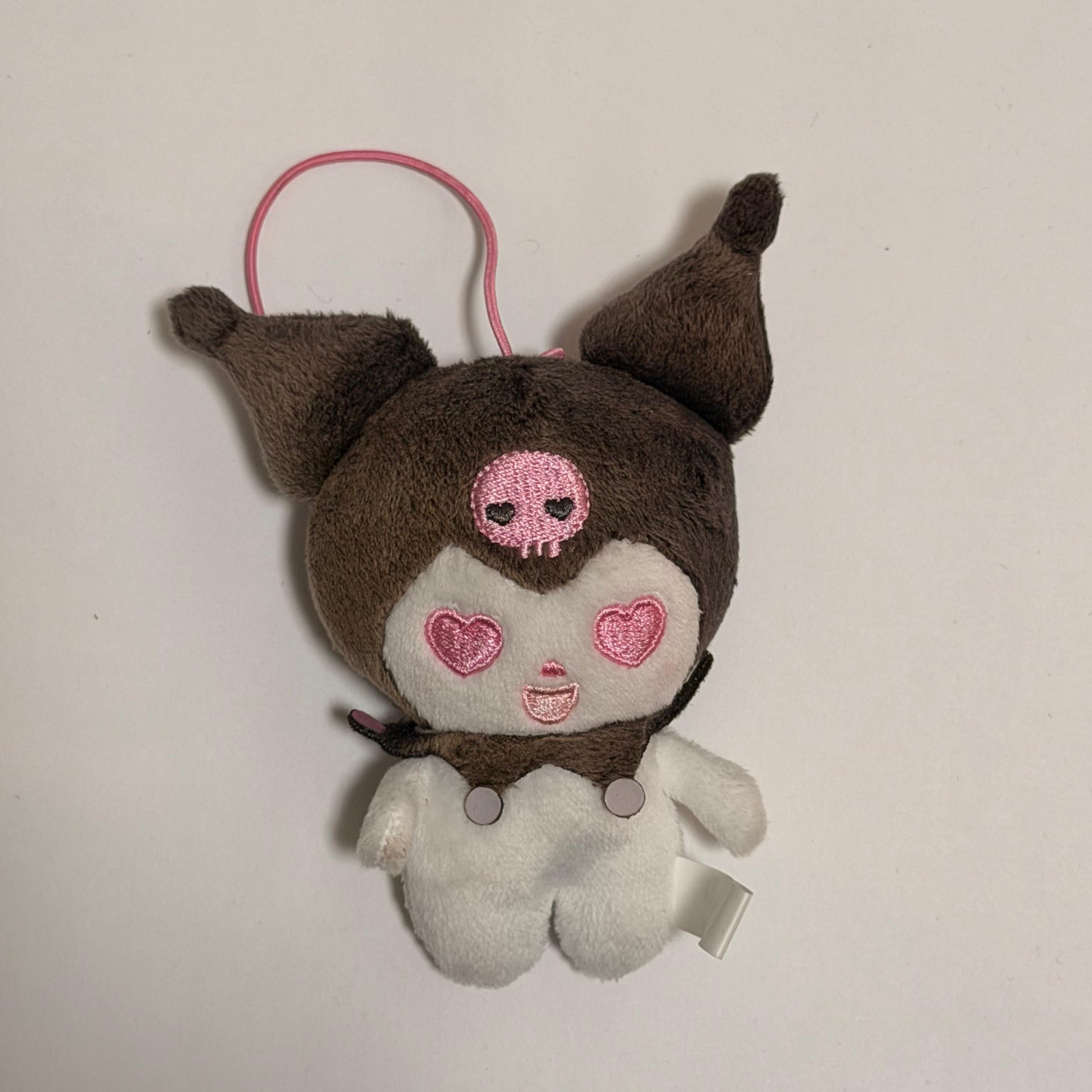 Sanrio - Kuromi “Mocchi Mocchi” plush keychain by Magical Hearts Series JP