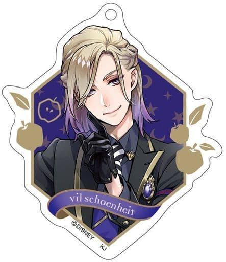Twisted Wonderland Disney Vil Acrylic Keychain Gashapon