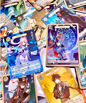 Genshin Impact Official Collector Card TCG (random lot of 5-7 cards)