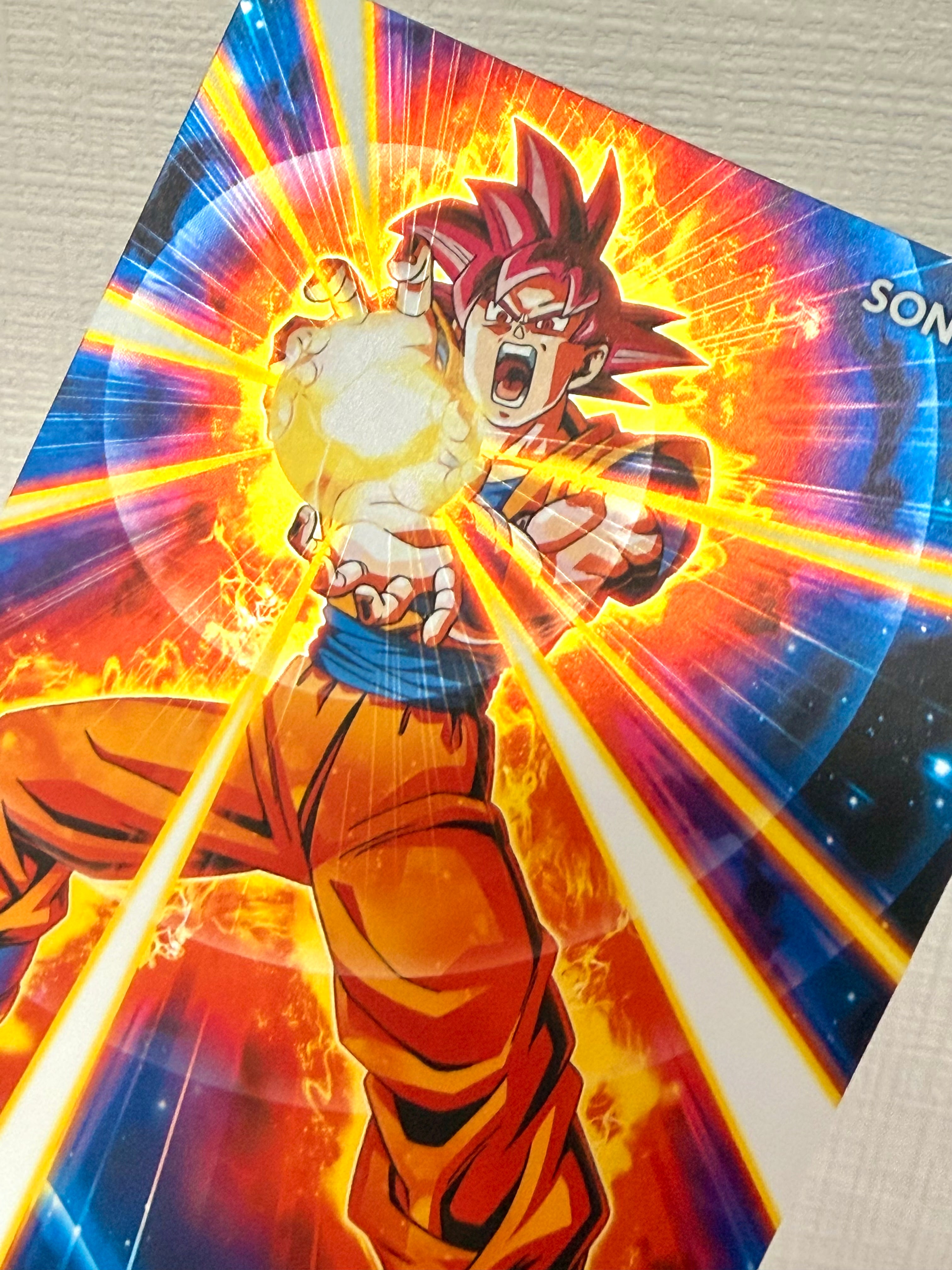 Dragon Ball Z  Official Collector Metallic Postard JP