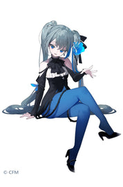 NO BOX Vocaloid Hatsune Miku Flower Fairy (Blue Rose) Noodle Stopper Figure