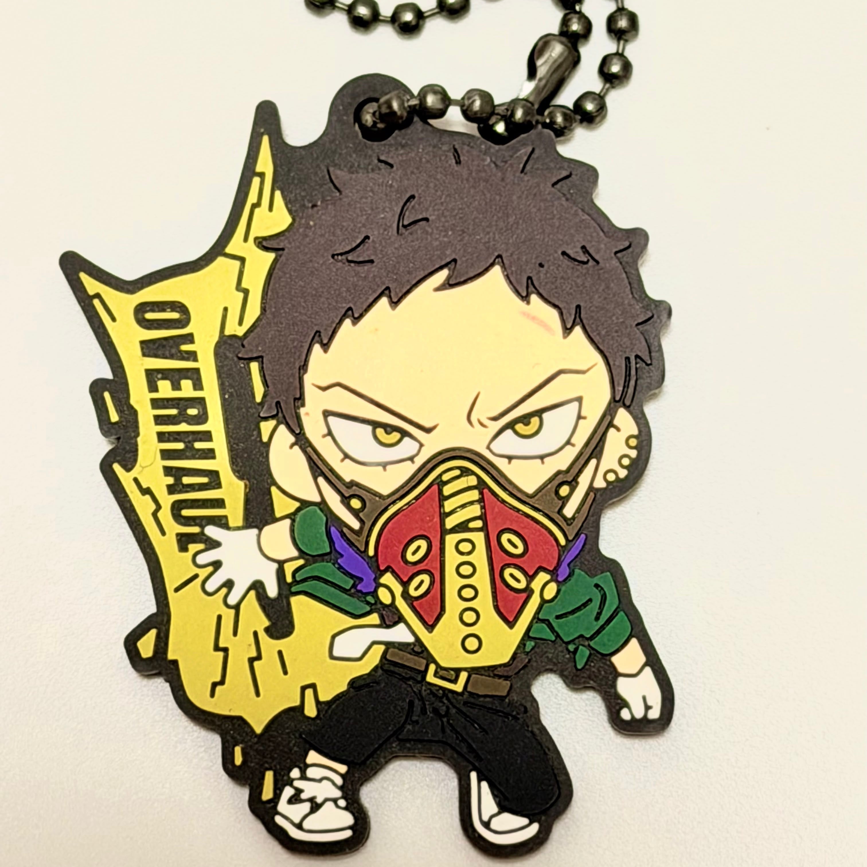 My Hero Academia Kai Chisaki rubber keychain by Bandai