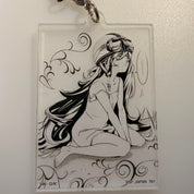 Monogatari Ichiban Kuji Shinobu Oshino strap acrylic keychain by Banpresto