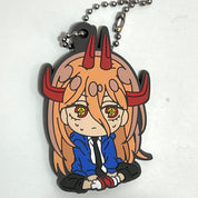 Chainsaw Man Power rubber keychain by Takara Tomy Arts