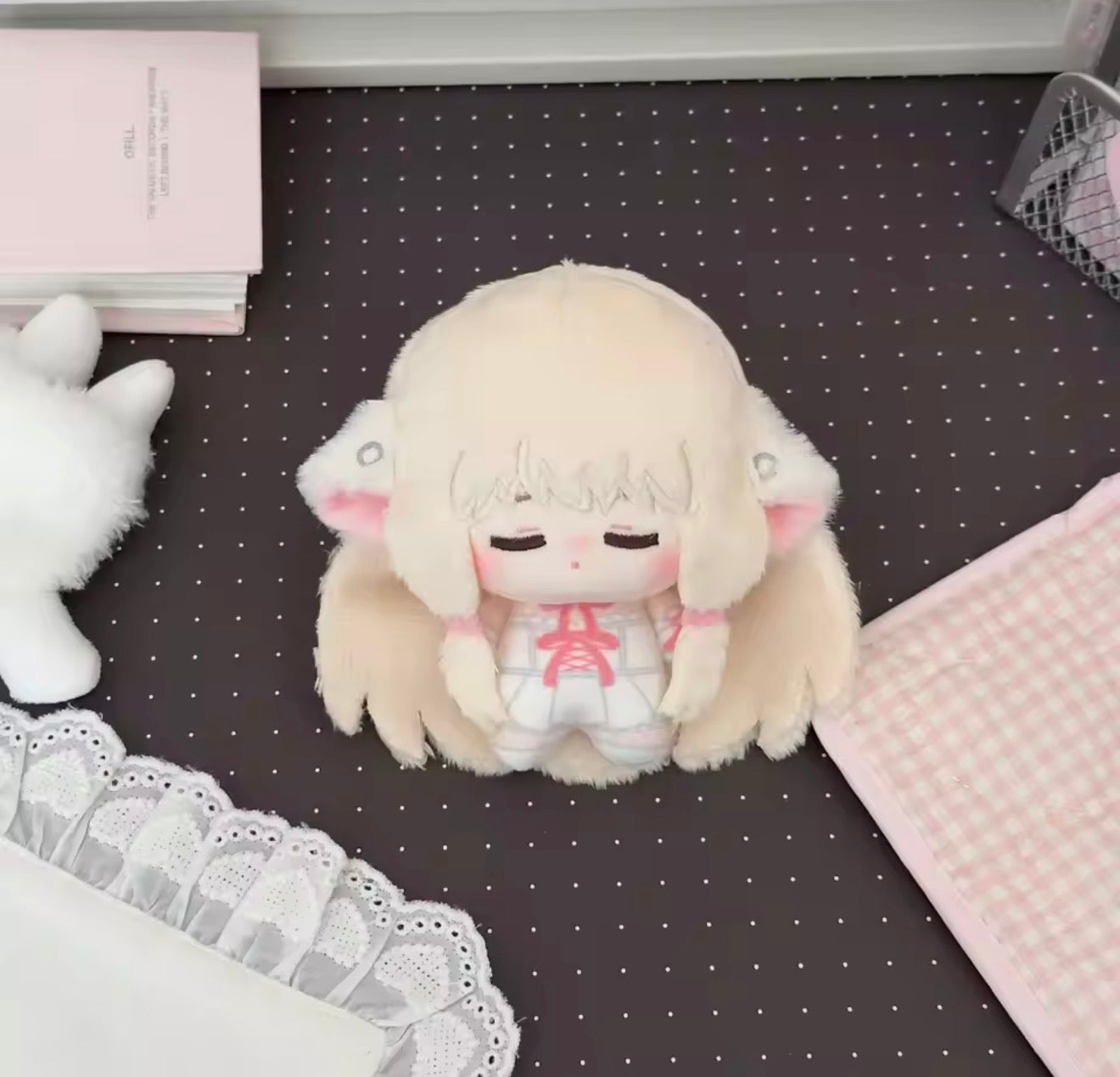 Chobits Chii Fanmade Plush Keychain Clamp