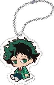 My Hero Academia Deku Yurutto Darun Rubber Keychain