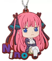the quintessential quintuplets Nino Rubber Keychain