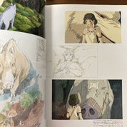 The Art of Princess Mononoke by Studio Ghibli Paper Back (some pages are mildly damaged)