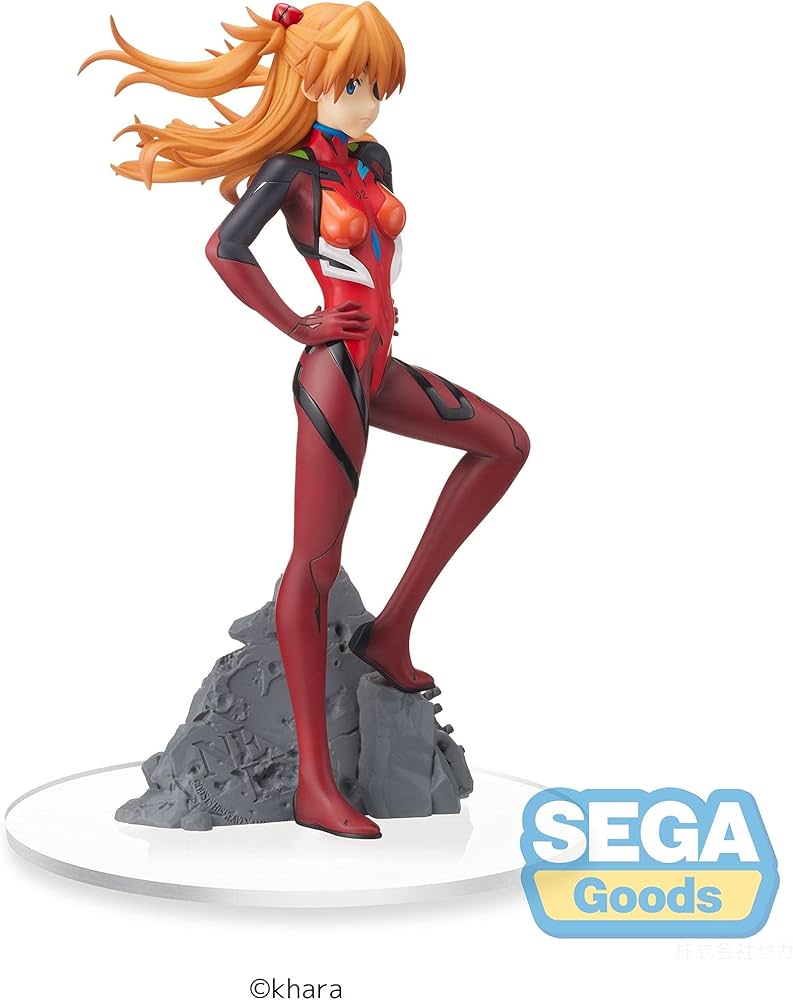 OPEN BOX Evangelion 3.0+0.1 Asuka Shikinami Langley  Thrice Upon a Time Figure by SEGA