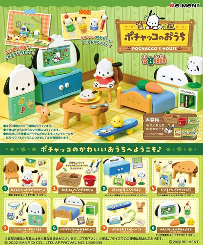 Sanrio Re-ment Pochacco’s House Miniature Complete Set (RARE)