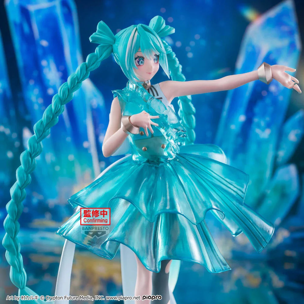 Vocaloid Hatsune Miku (Evolve Clearluxe) - Emerald Gem Figure by Bandai