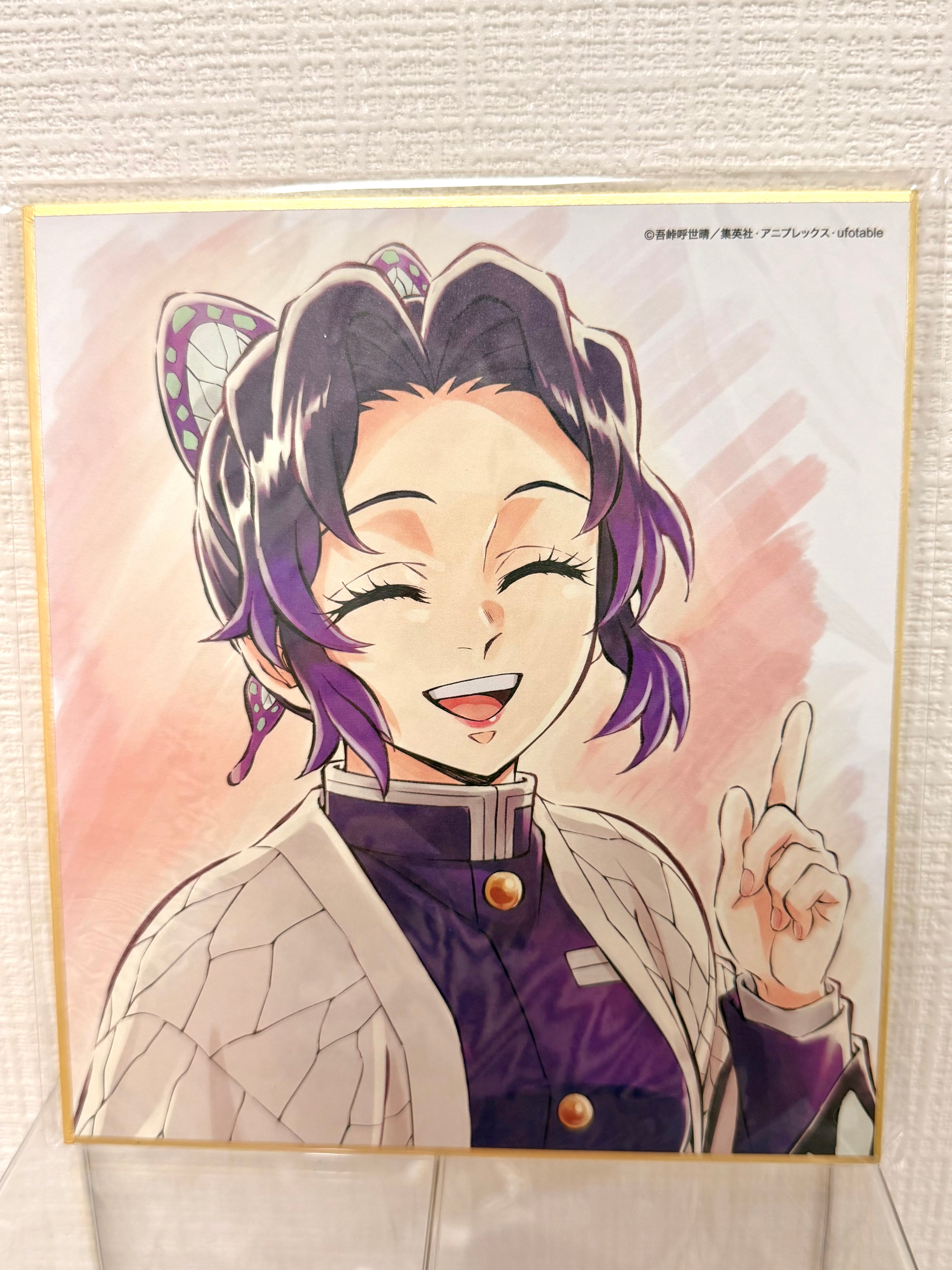 Demon Slayer Shinobu Official Collector Shikishi Board JP