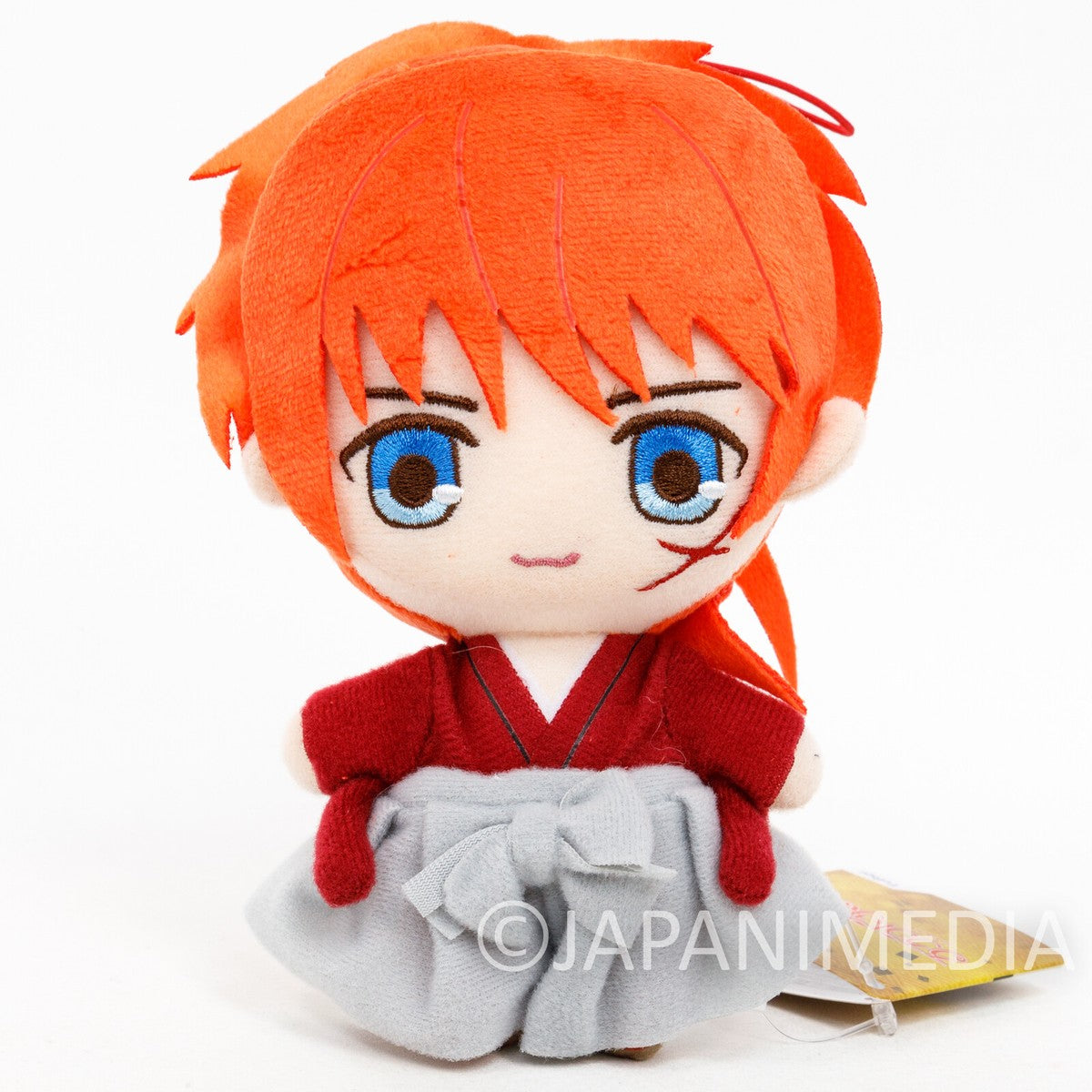 Rurouni Kenshin Kenshin Himura Plush Doll Strap Keychain Amusement prize Anime