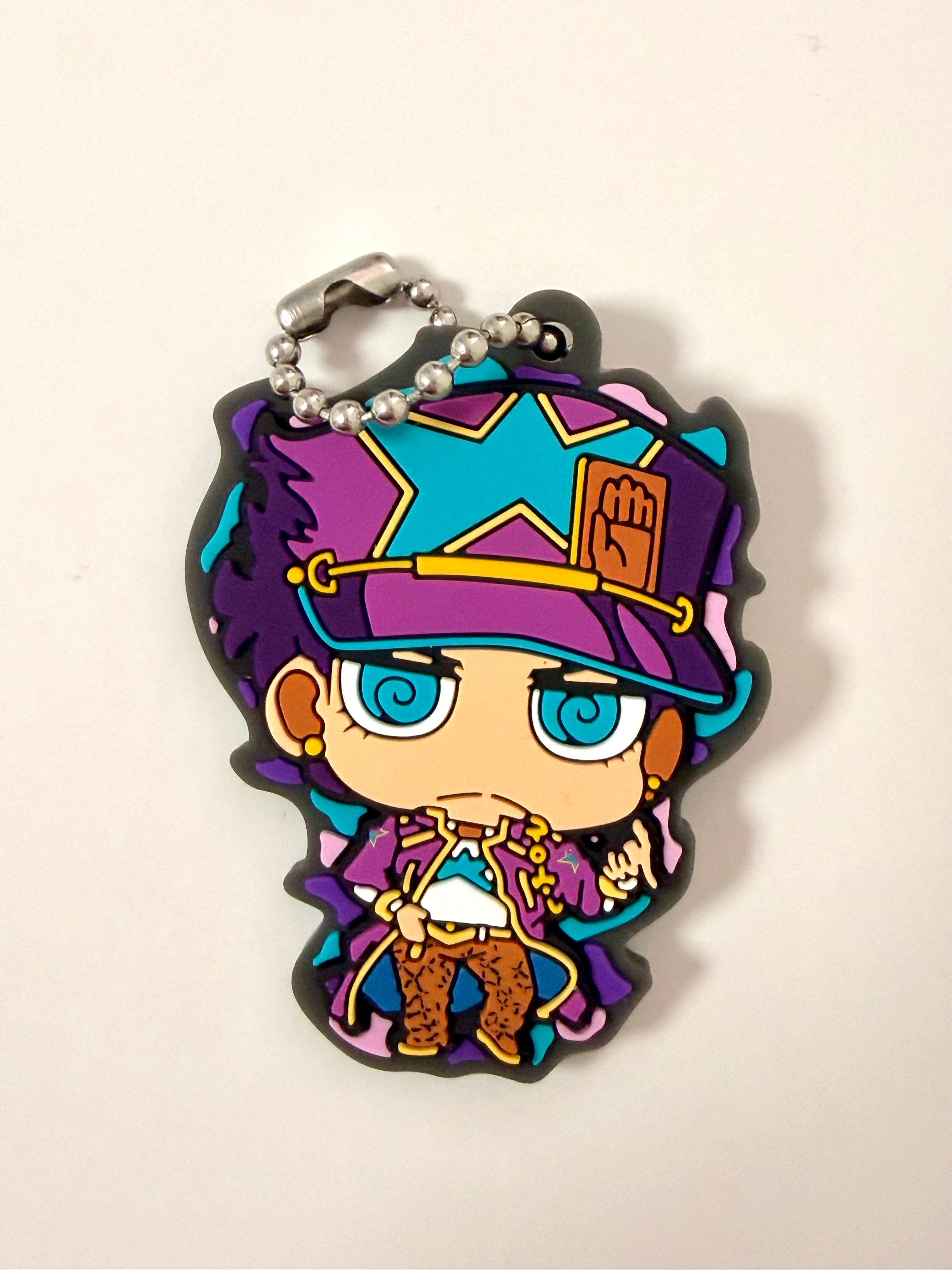 Jojo's Bizarre Adventure  Official Rubber Keychain JP 263136